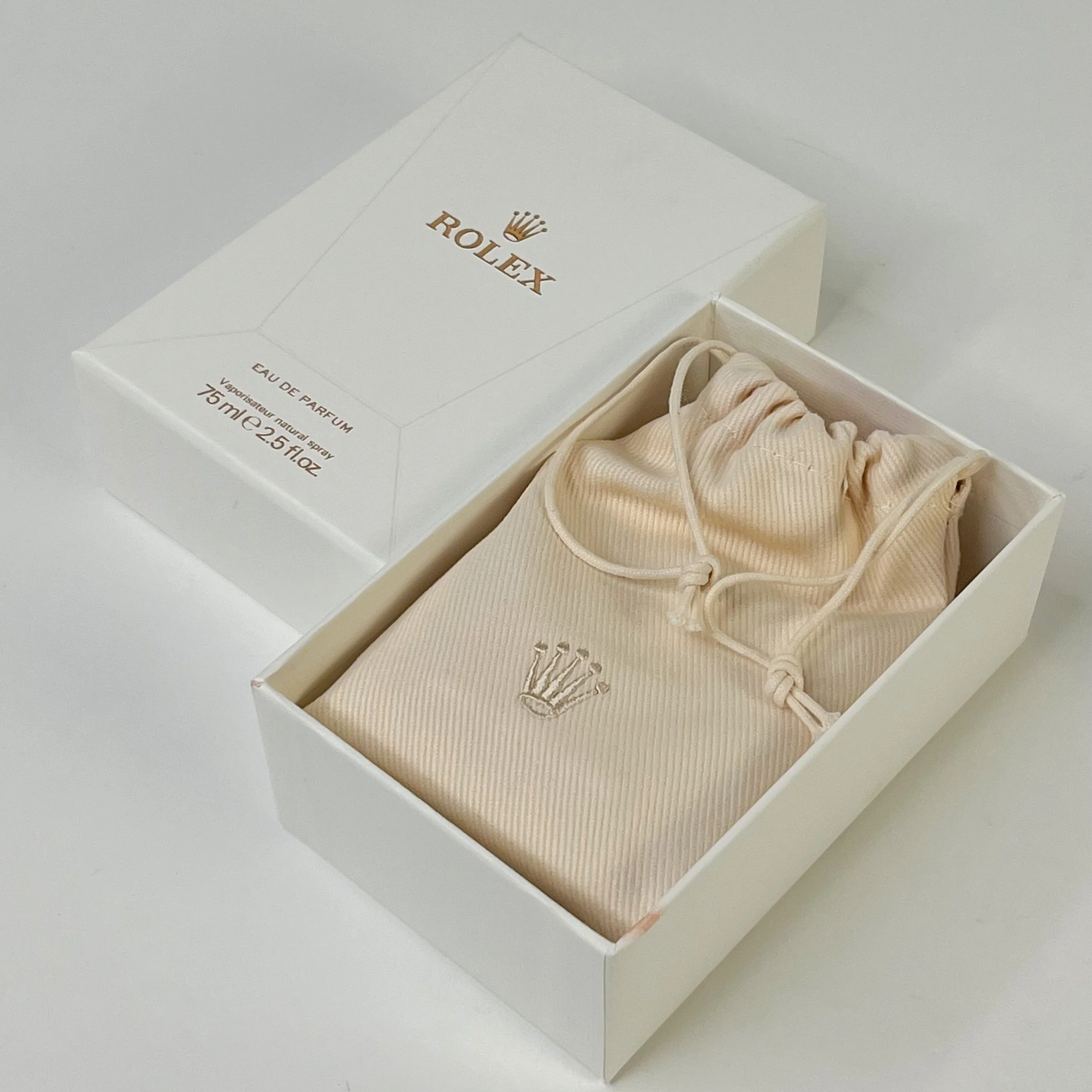 Elegant Rolex novelty keychain featuring a 3D silver crown logo